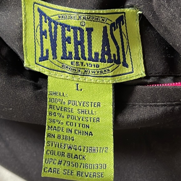 Everlast Medium Weight Reversible Jacket Size Large - Picture 11 of 15